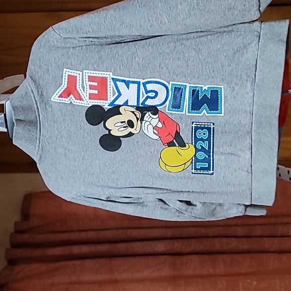 Disney Boys Reversable Red, White, Blue, and Gray 1928 Mickey Jacket. Size 5/6 - Picture 4 of 7